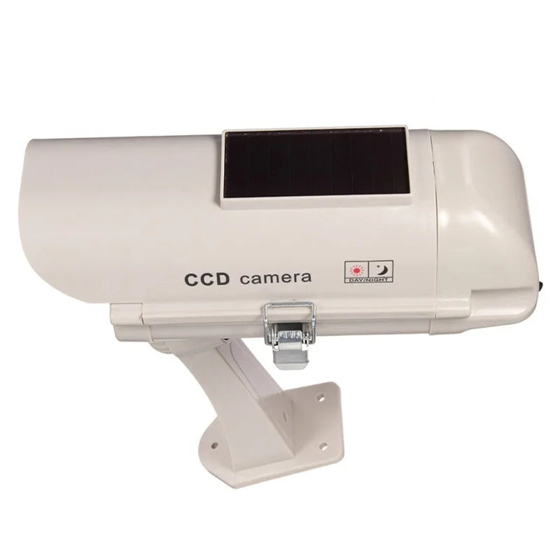The solar energy Waterproof Fake Camera Two AA Battery LED Dummy Security Camera Ir Led Dome Camera Surveillance Camera