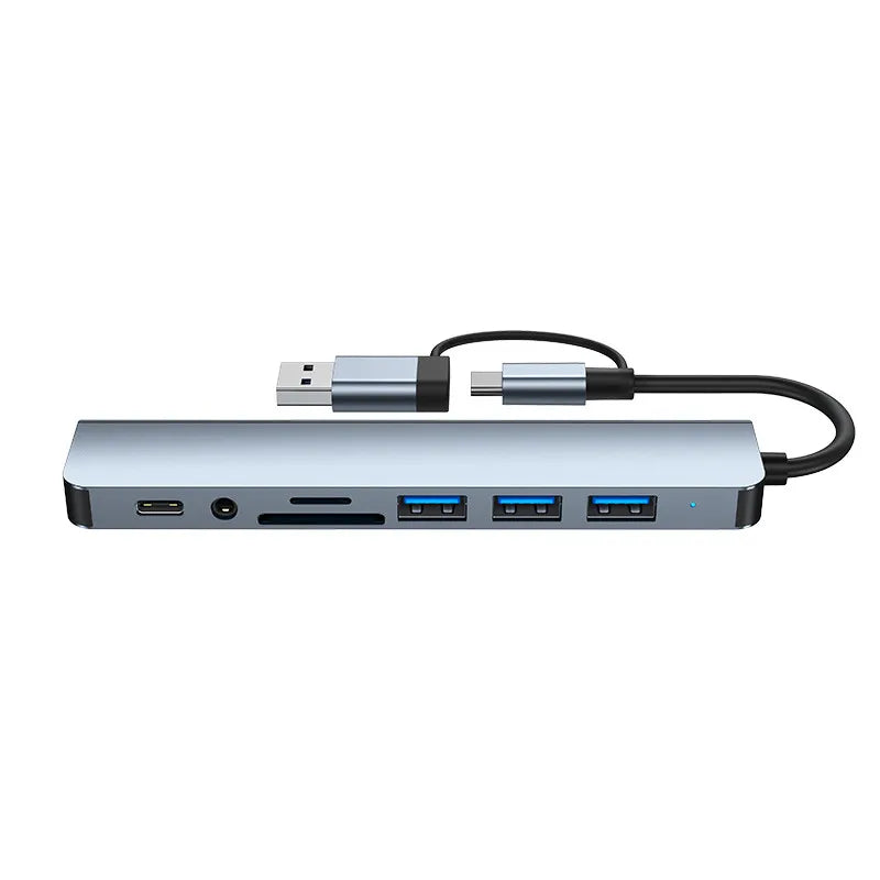 8-IN-2 USB HUB 3.0 USB C HUB Dock Station 5Gbps High Speed Transmission USB Splitter Type C to USB OTG Adapter For Macbook Pro