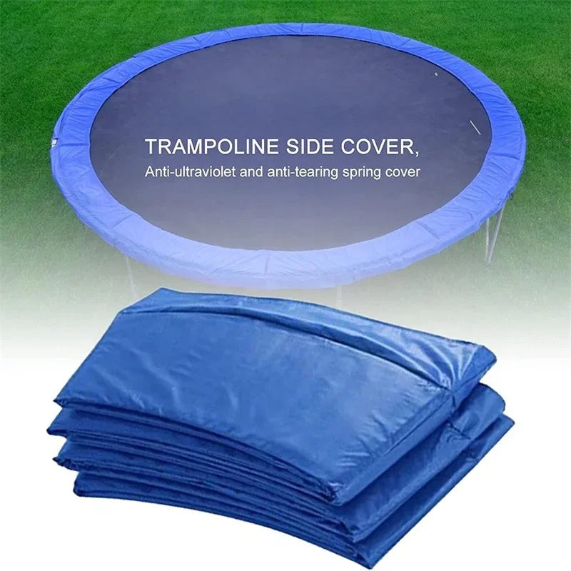 8 Feet Trampoline Protection Mat Trampoline Safety Pad Round Spring Water-Resistant Protective Cover Home Sport Accessories