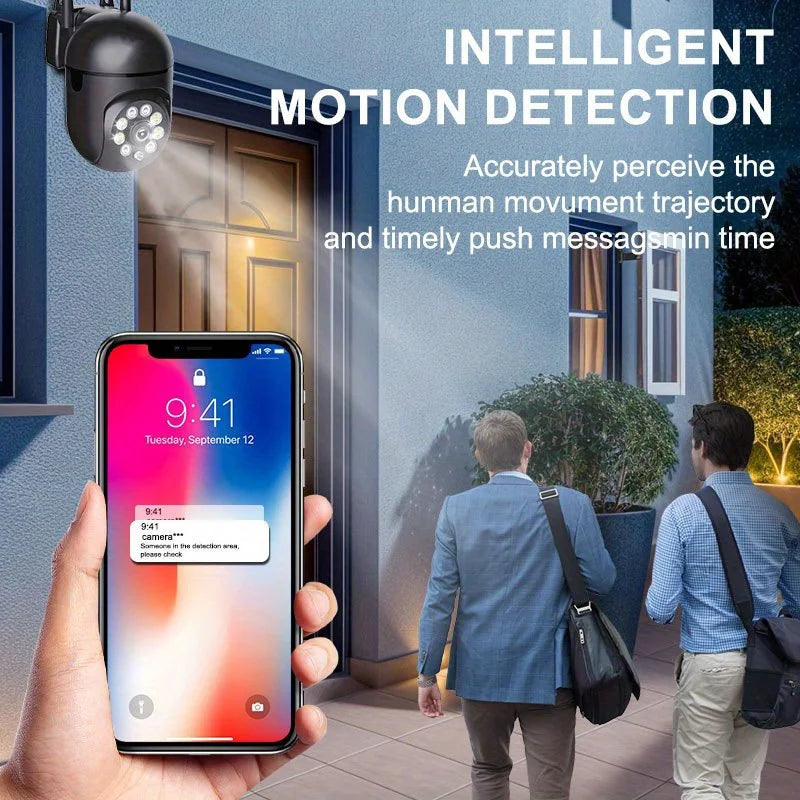 Wifi Camera New 4X Digital Zoom AI Human Detect Wireless Cameras for home security Surveillance IP CCTV indoor outdoor