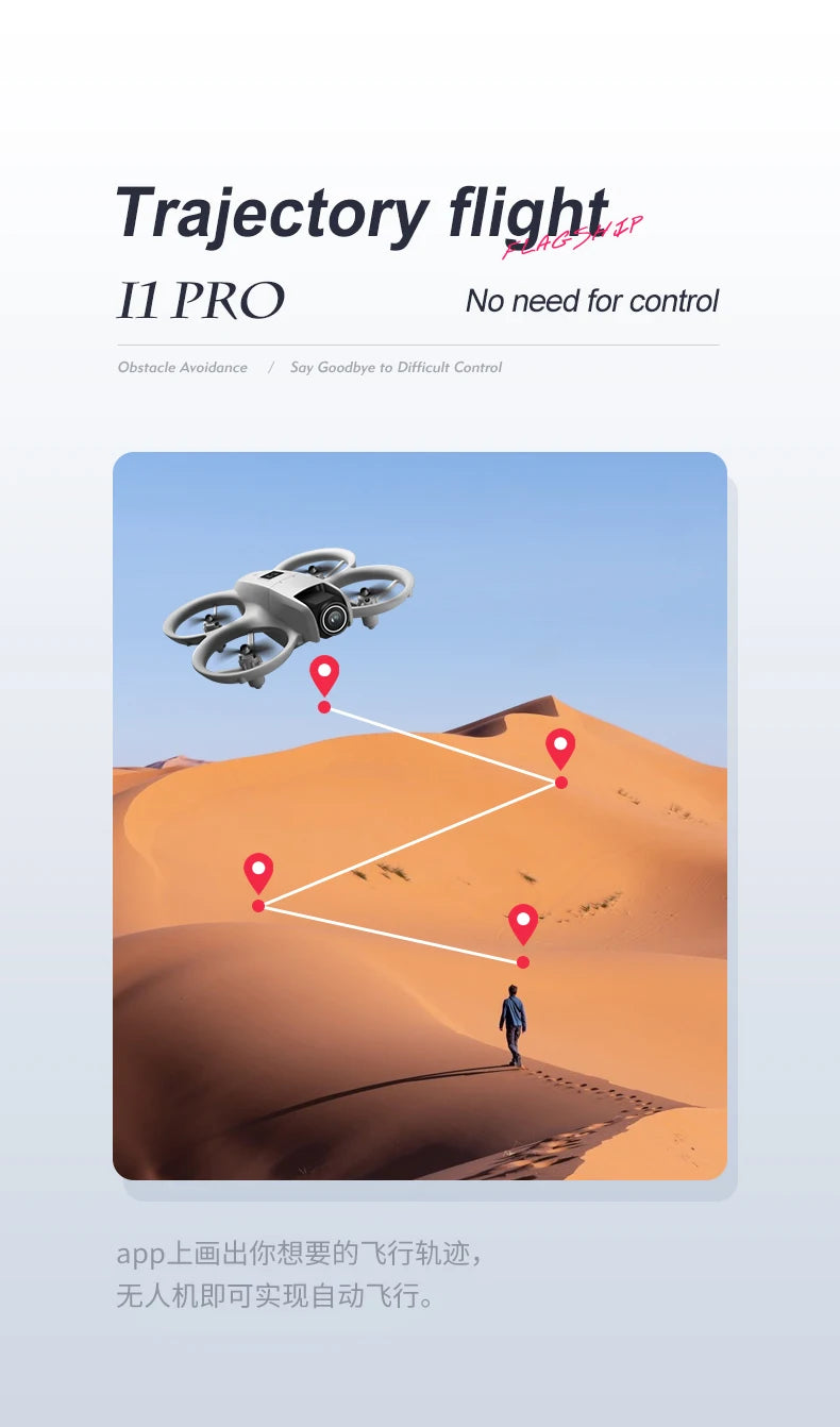 NEW i1PRO Mini Drone 8K HD Dual Camera Aerial Intellig Obstacle Avoidance Optical Flow Hover Avoidance Four-Axis RC Drone 10000M