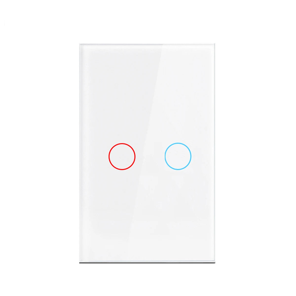 AC100-240 Touch Switch Power Led Panel Wall Light Switches Tempered Black White Crystal Glass 1/2/3 Gang Interruttore Switch