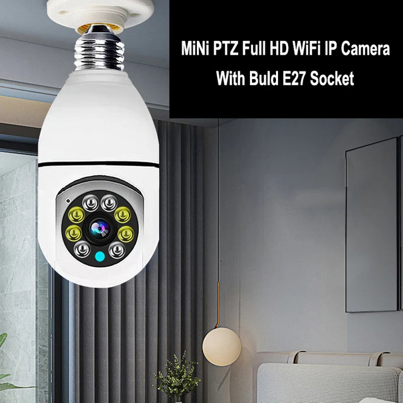 Wall-WiFi Camera Night Vision 2.4G hotspot 360° Rotate Anti-theft Monitor Security Surveillance Smart Camera for Phone