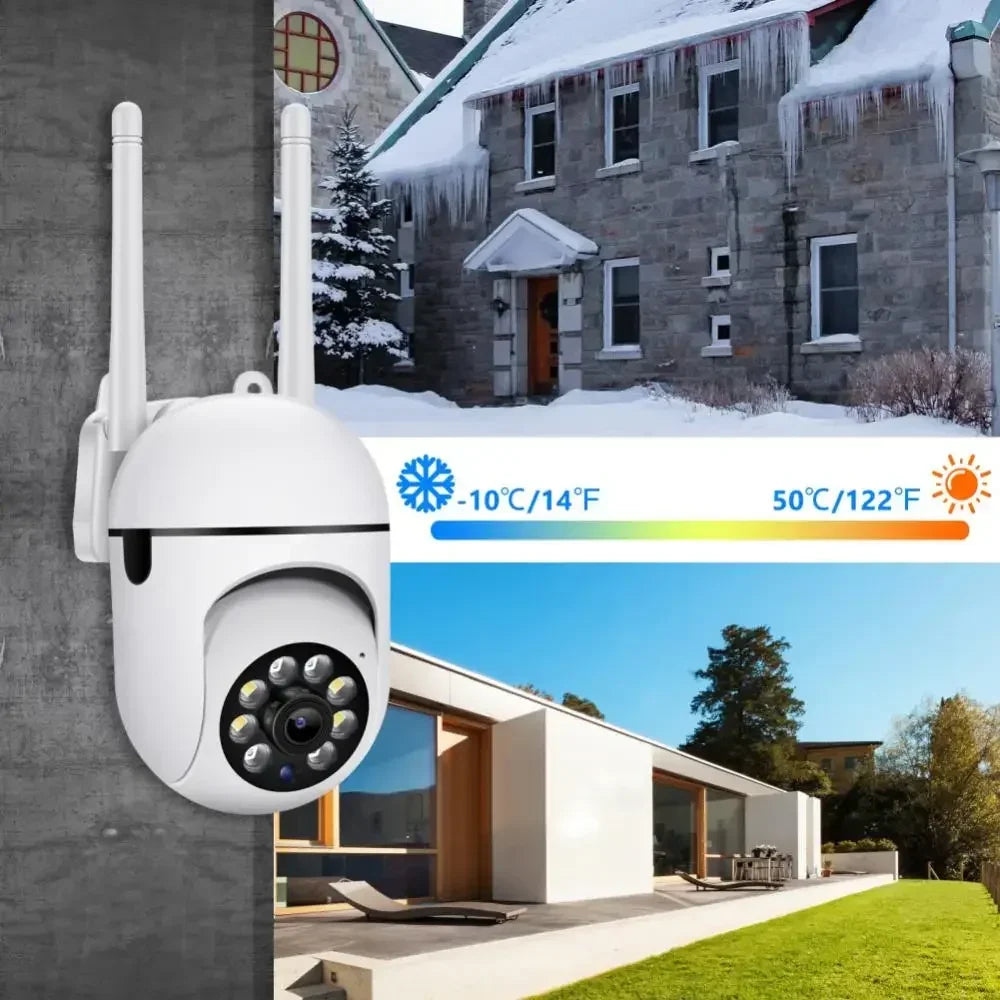 Wifi Camera New 4X Digital Zoom AI Human Detect Wireless Cameras for home security Surveillance IP CCTV indoor outdoor