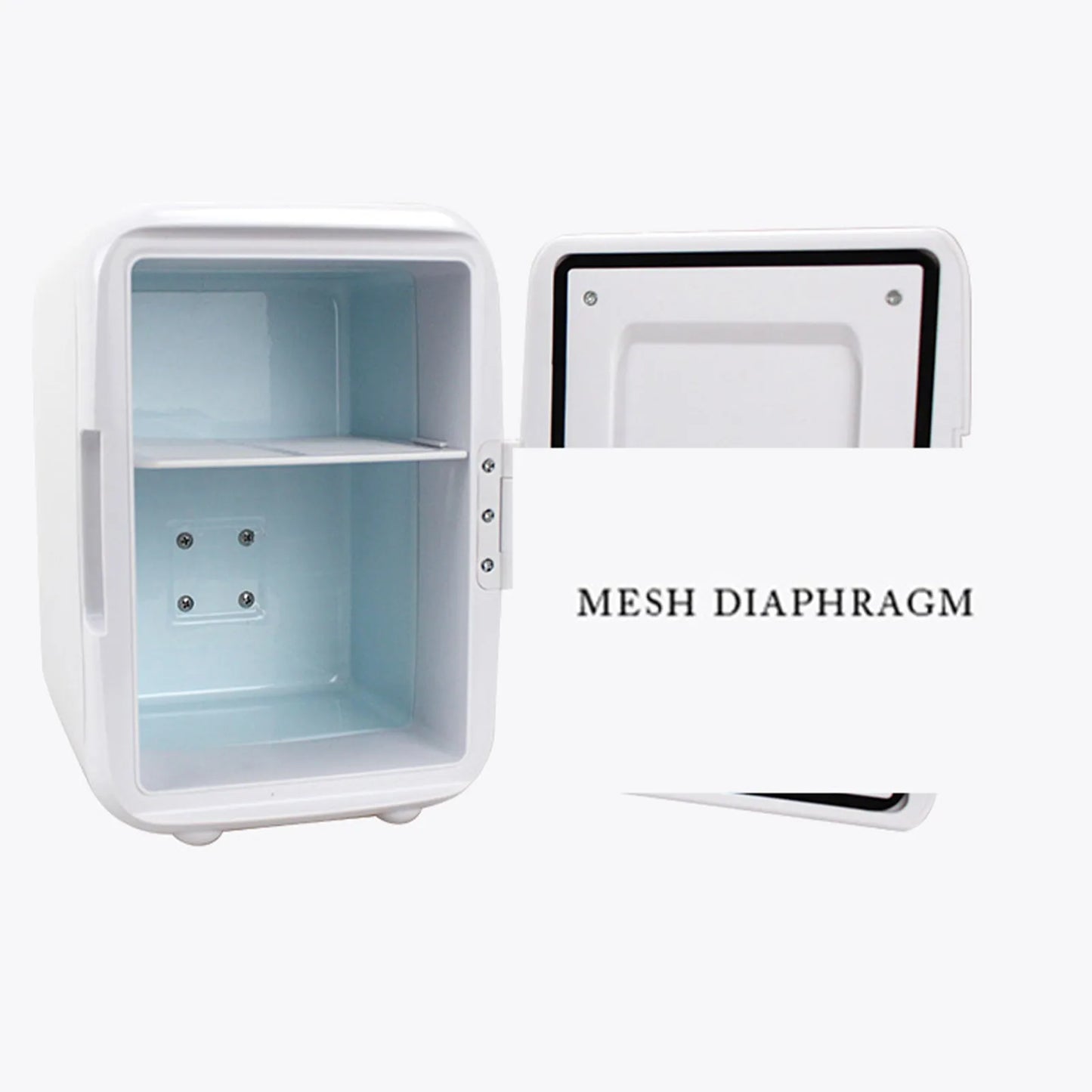 Car Refrigerator 12V Mini Portable Fridge 4L Portable Cooling Warming Freezer Food Drinke Cooling Storage Box Container For Auto