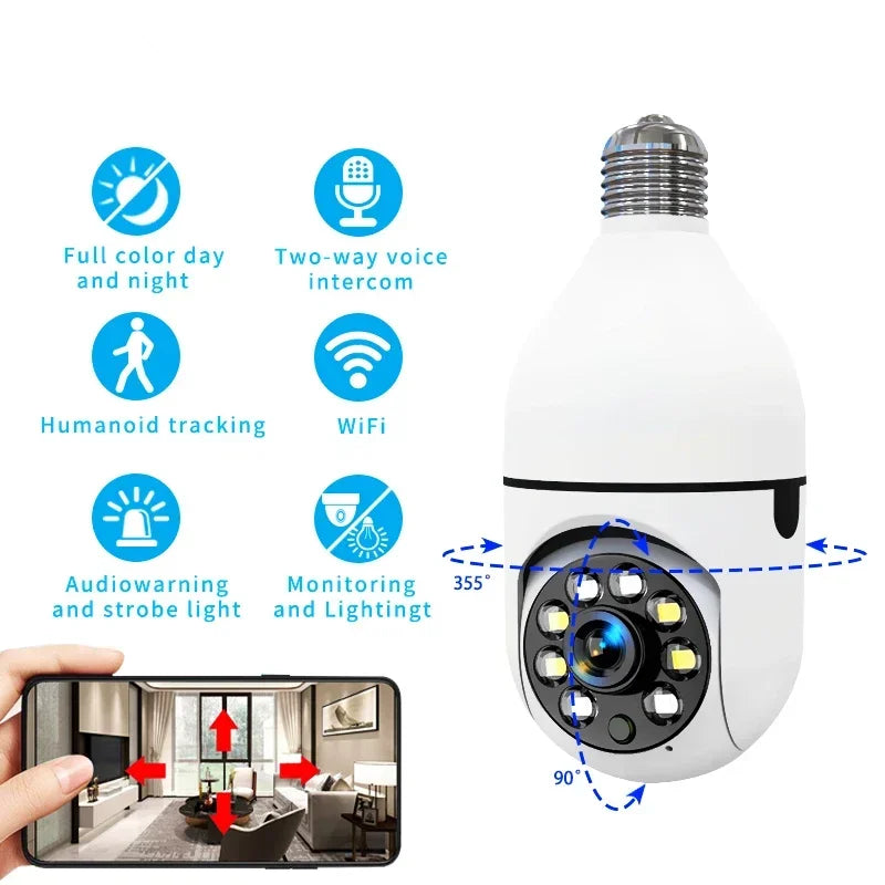 Video Surveillance Camera for Home 360 Wifi Security Camera Outdoor Cameras Wireless Wi Fi Wi-fi Recording Protection