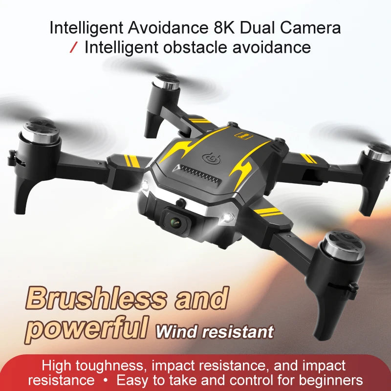 KBDFA G6 Drone Professional 4K HD Camera 8K No GPS Obstacle Avoidance RC Helicopter Brushless WIFI FPV Foldable Quadcopter Toys