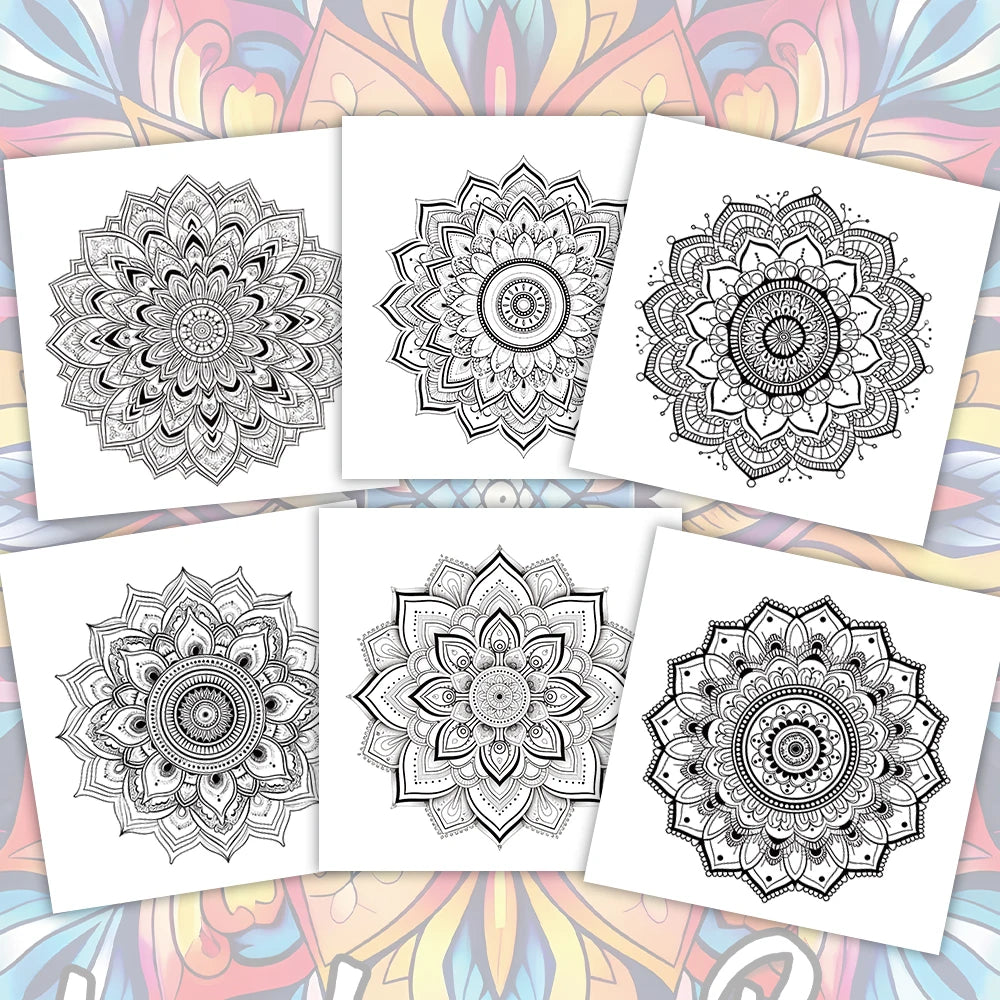 1pc,Teen Colouring Book - 30 Sheet Spiral Colouring Book, 8.3x 8.3 inches, 100gsm Thick Paper, Christmas, Halloween Gift