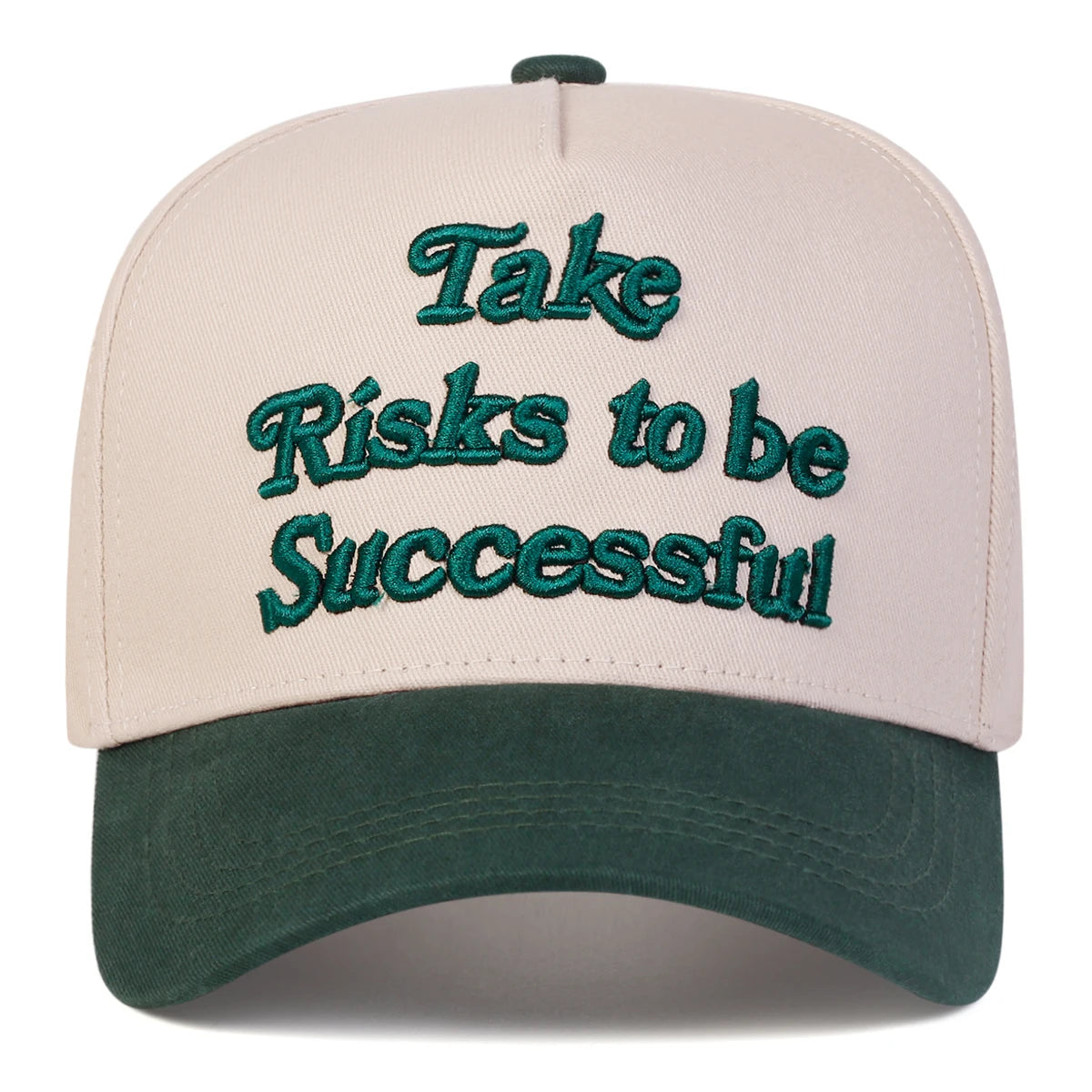 Unisex Take Risks To Be Successful Embroidery Baseball Caps Spring Autumn Outdoor Adjustable Casual Hats Sunscreen Hat