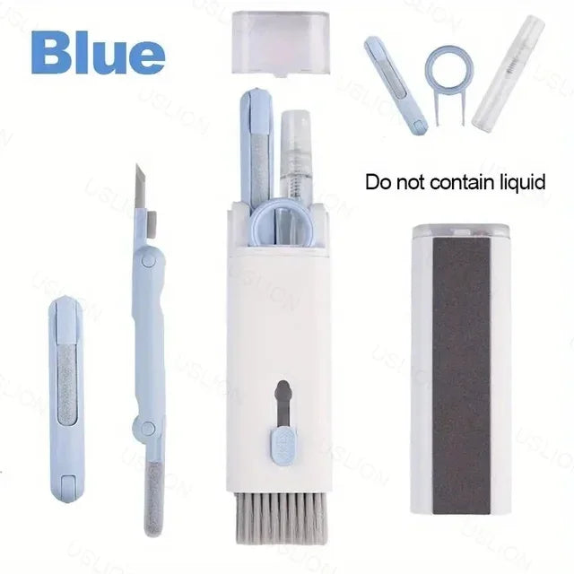 7 in 1 Computer Keyboard Cleaner Kit Brush Cleaning Pen For AirPods Laptop Bluetooth Earphones Clean Tools Keycap Puller Set