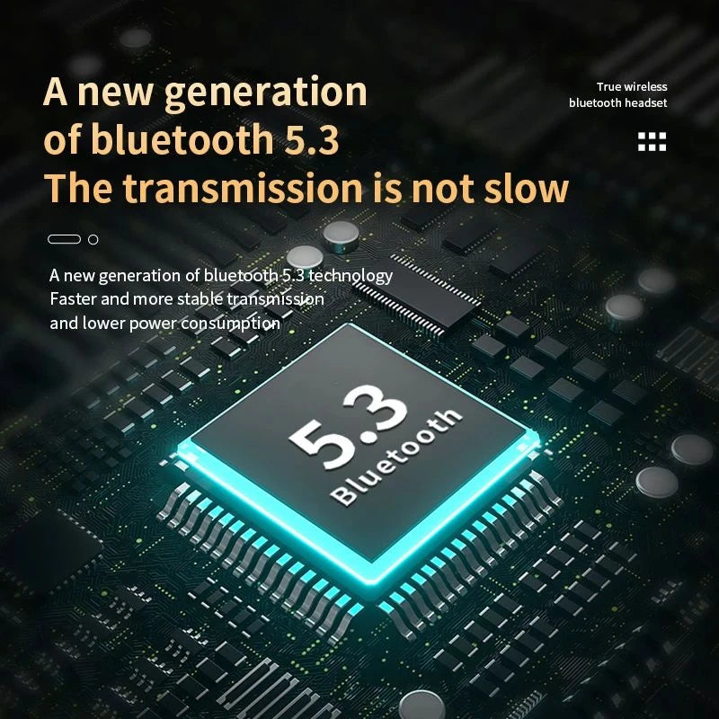 M90 Pro TWS Wireless Headphones with Microphone Bluetooth 5.3 Earphones High Quality Stereo Earbuds Sports Waterproof Headsets