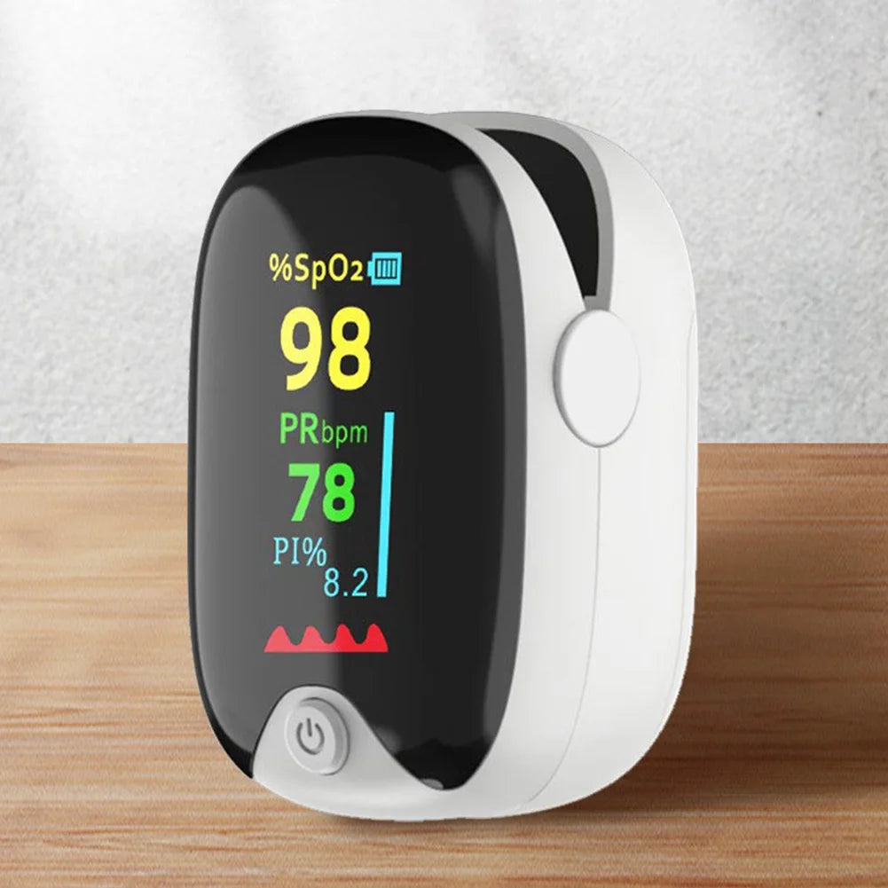 Finger Clip Pulse Monitor Reusable Blood Oxygen Saturation Detector Lightweight for Mountaineering Skiing Cycling Enthusiasts