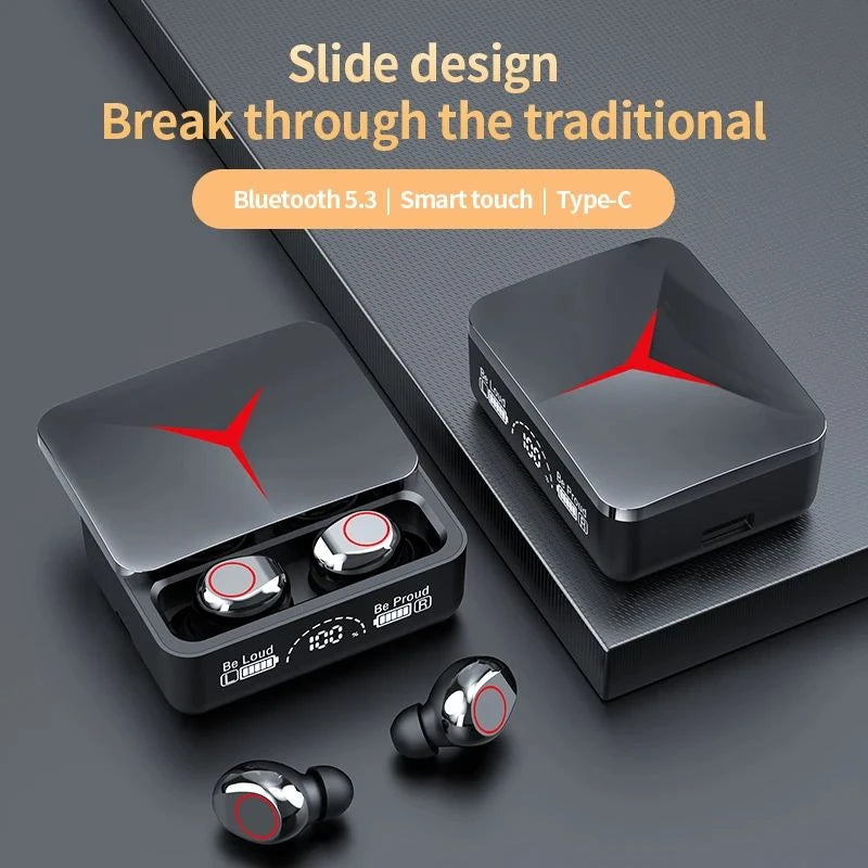 M90 Pro TWS Wireless Headphones with Microphone Bluetooth 5.3 Earphones High Quality Stereo Earbuds Sports Waterproof Headsets