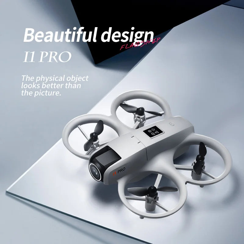 NEW i1PRO Mini Drone 8K HD Dual Camera Aerial Intellig Obstacle Avoidance Optical Flow Hover Avoidance Four-Axis RC Drone 10000M