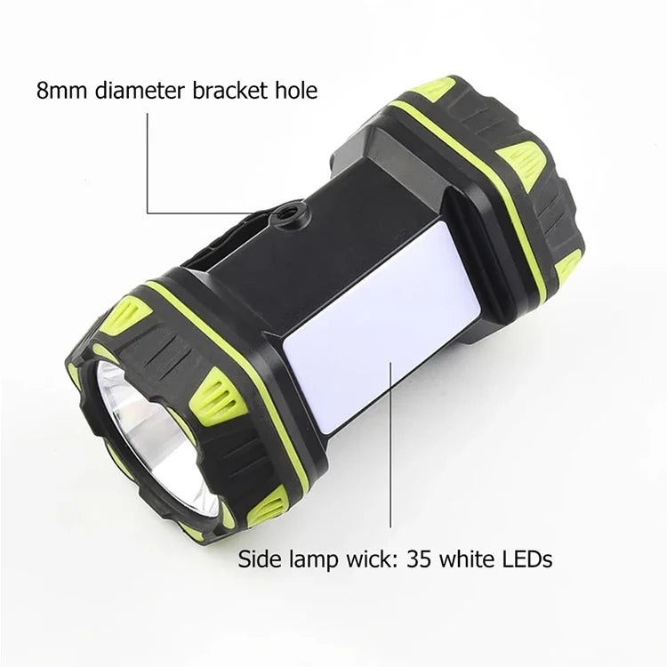 Multifunctional Camping Searchlight Rechargeable 4800mAh 18650 Battery 8 Modes Flashlight Outdoor Waterproof Emergency Work Lamp