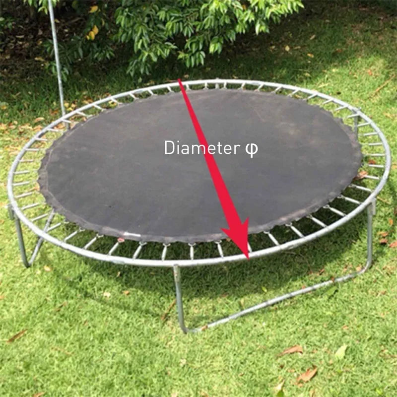 8 Feet Trampoline Protection Mat Trampoline Safety Pad Round Spring Water-Resistant Protective Cover Home Sport Accessories