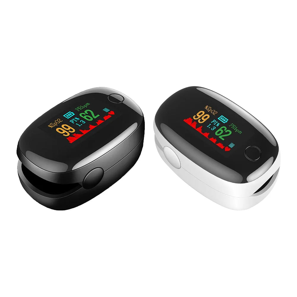 Finger Clip Pulse Monitor Reusable Blood Oxygen Saturation Detector Lightweight for Mountaineering Skiing Cycling Enthusiasts