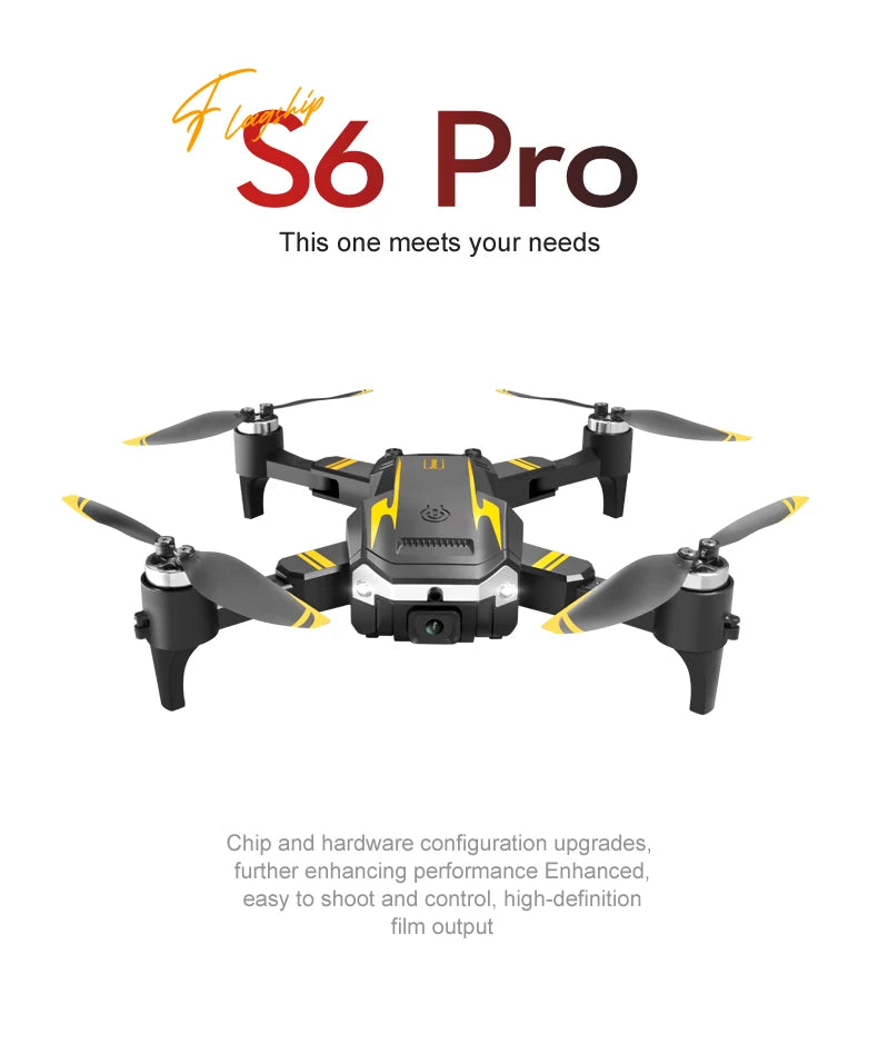KBDFA G6 Drone Professional 4K HD Camera 8K No GPS Obstacle Avoidance RC Helicopter Brushless WIFI FPV Foldable Quadcopter Toys