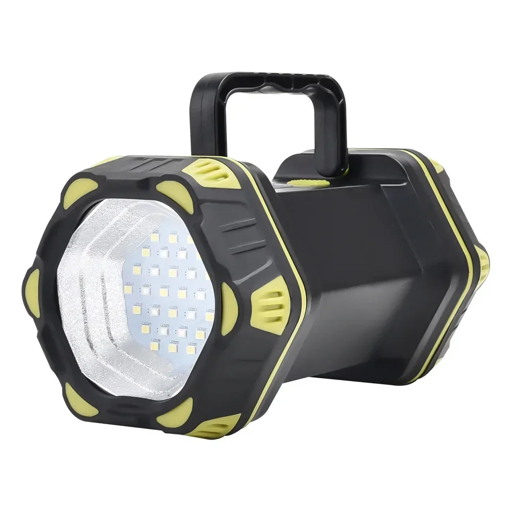 Multifunctional Camping Searchlight Rechargeable 4800mAh 18650 Battery 8 Modes Flashlight Outdoor Waterproof Emergency Work Lamp