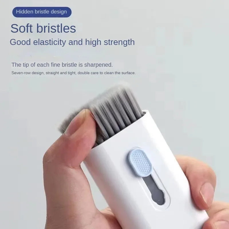 7 in 1 Computer Keyboard Cleaner Kit Earphones Cleaner Brush For AirPods Computer Tablet Laptop TV Screen Phone Cleaning Tools