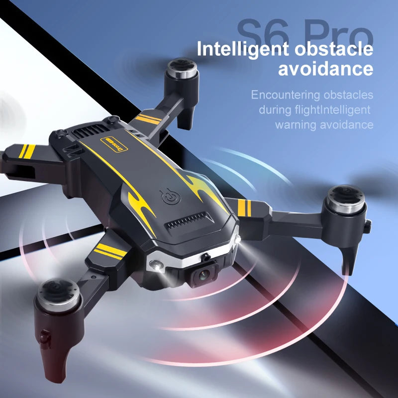 KBDFA G6 Drone Professional 4K HD Camera 8K No GPS Obstacle Avoidance RC Helicopter Brushless WIFI FPV Foldable Quadcopter Toys