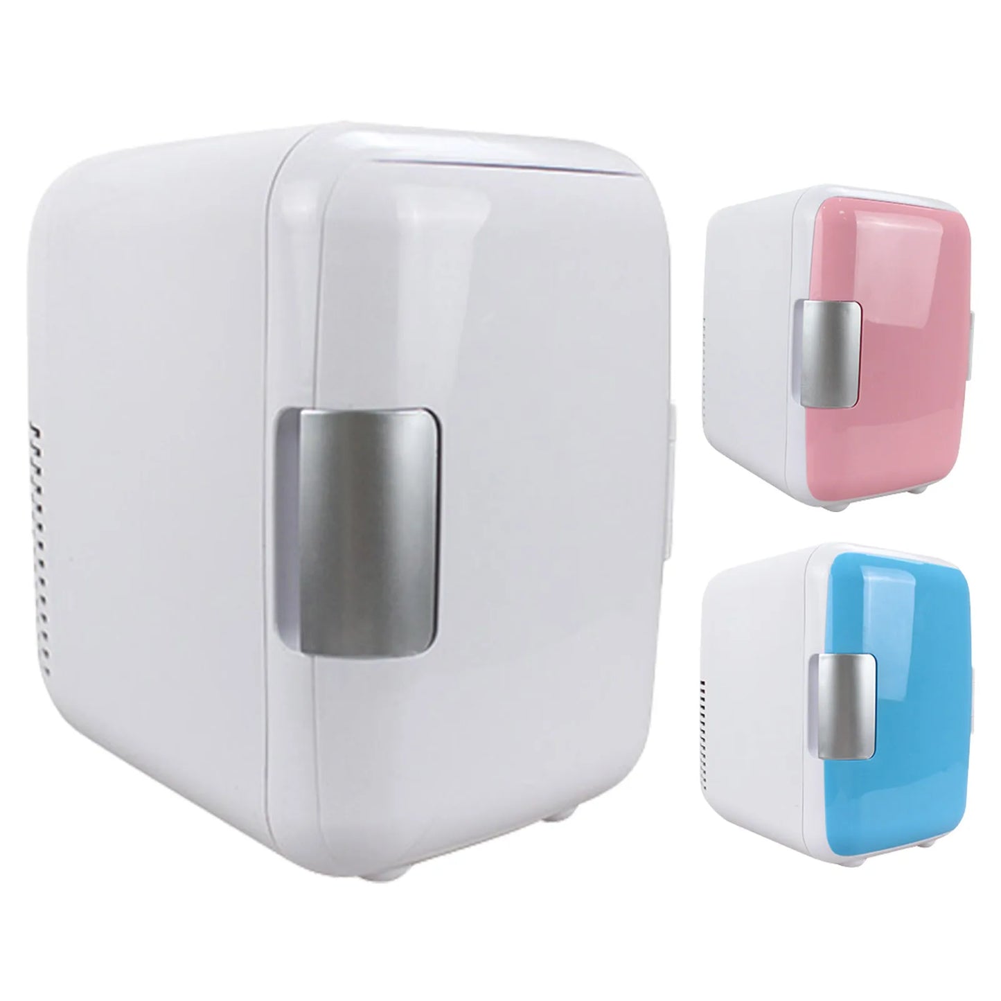 Car Refrigerator 12V Mini Portable Fridge 4L Portable Cooling Warming Freezer Food Drinke Cooling Storage Box Container For Auto