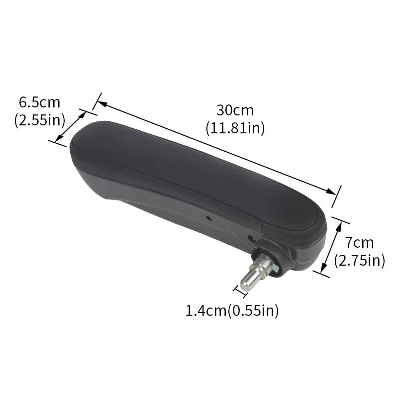 PU Leather Seat Armrest Car Front Seat Armrest Left Inboard For Fiat 500 Abarth 2016 2017 2018 2019 Armrest Assembly 6BV48KRLAA