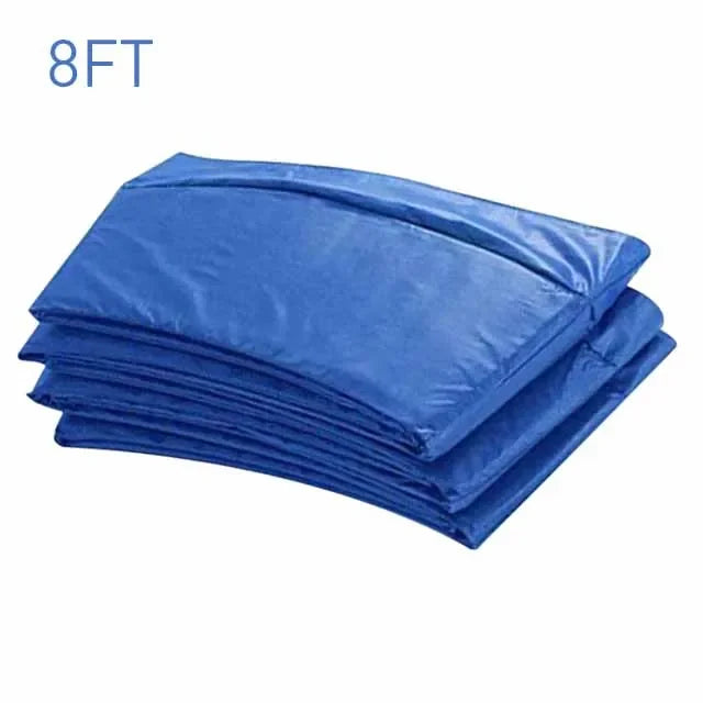 8 Feet Trampoline Protection Mat Trampoline Safety Pad Round Spring Water-Resistant Protective Cover Home Sport Accessories