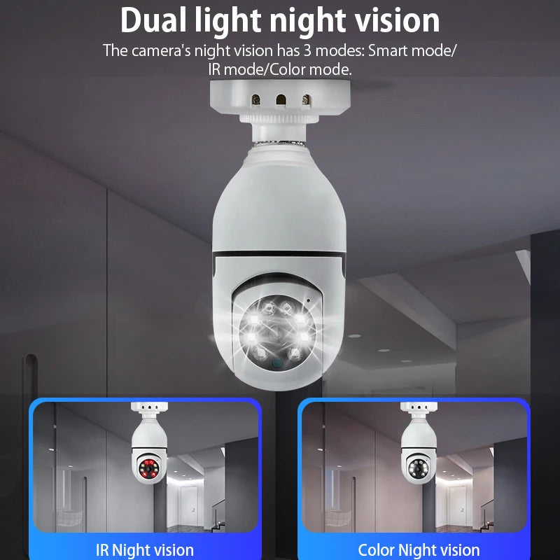 Wall-WiFi Camera Night Vision 2.4G hotspot 360° Rotate Anti-theft Monitor Security Surveillance Smart Camera for Phone