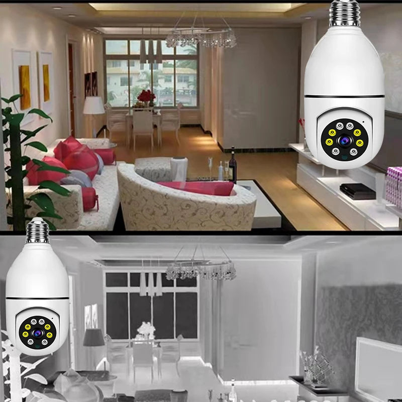 Wall-WiFi Camera Night Vision 2.4G hotspot 360° Rotate Anti-theft Monitor Security Surveillance Smart Camera for Phone