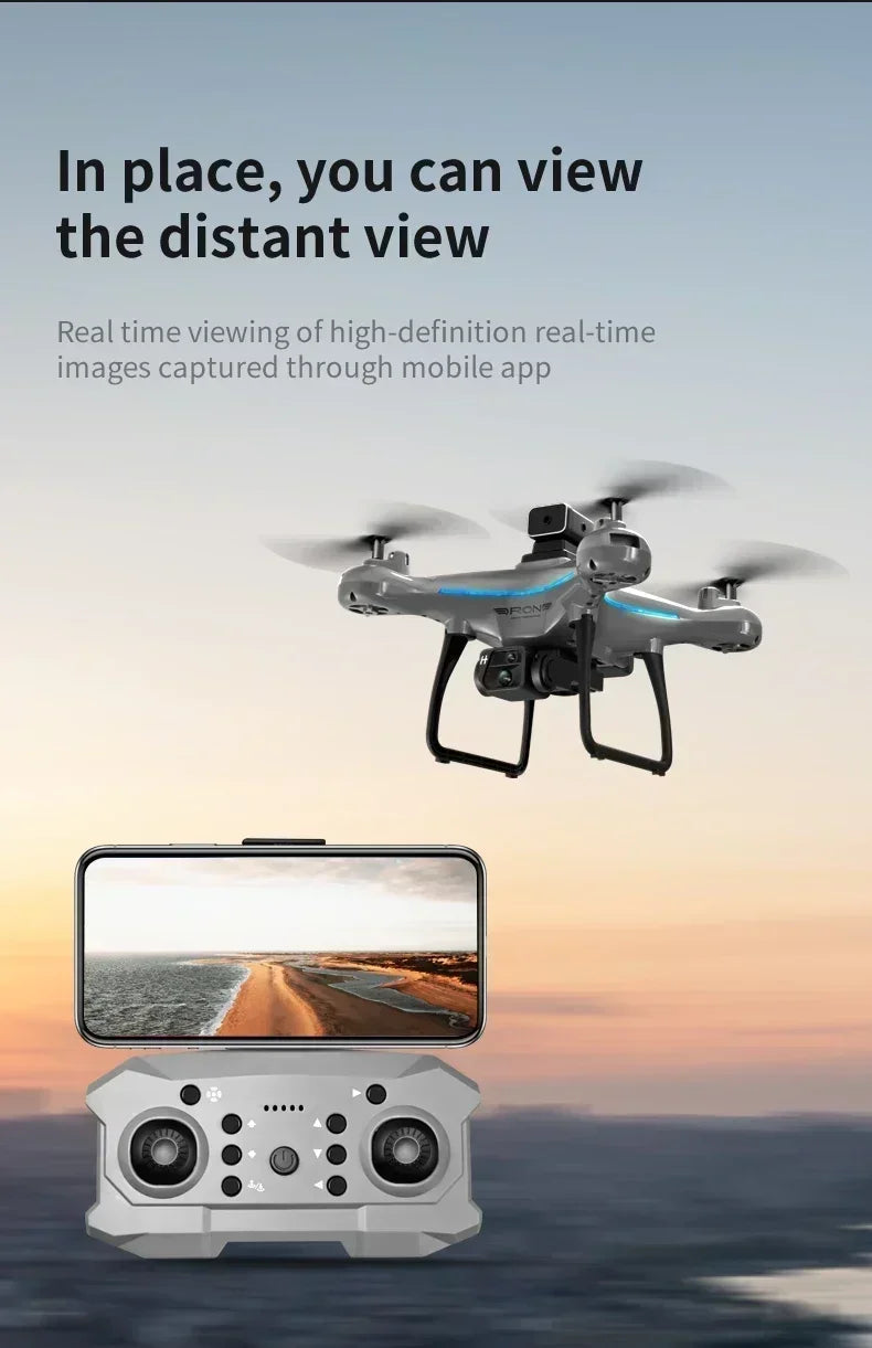 KY102 Drone 8K Professional Dual Camera Brushless Quadcopter Obstacle Avoidance Optical Flow Aerial Drone RC 10000M