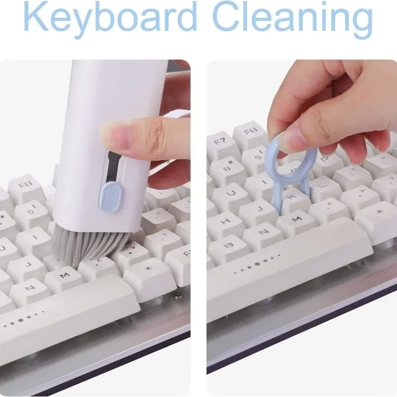 7 in 1 Computer Keyboard Cleaner Kit Earphones Cleaner Brush For AirPods Computer Tablet Laptop TV Screen Phone Cleaning Tools