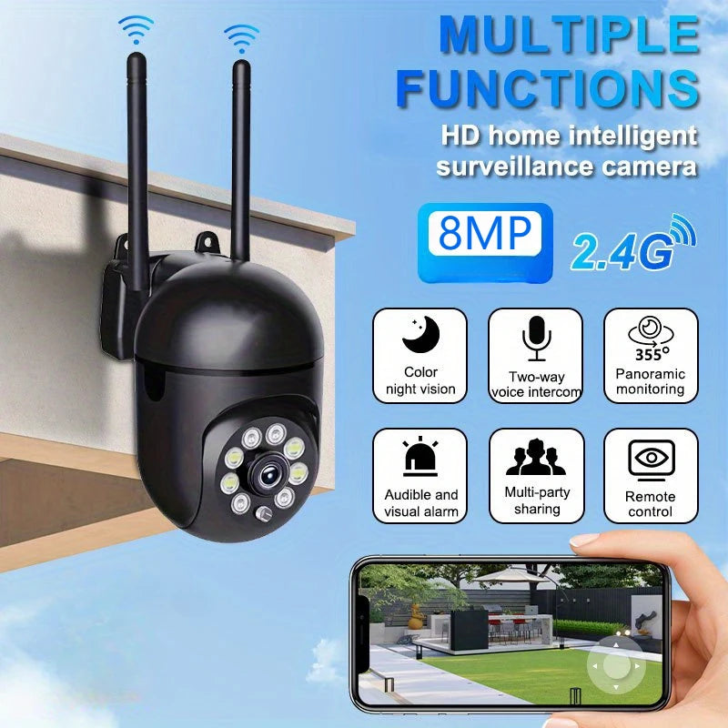 Wifi Camera New 4X Digital Zoom AI Human Detect Wireless Cameras for home security Surveillance IP CCTV indoor outdoor