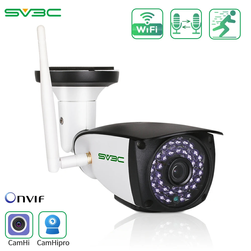 Wifi Wireless Security Camera Outdoor , SV3C 5MP Waterproof Surveillance Cameras ,Smart Home Security IP CCTV, CamHi,Onvif