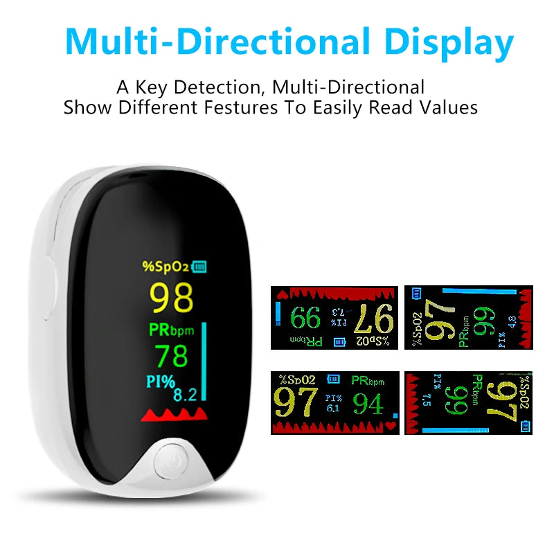 Medical Finger Pulse Oximeter Saturometer Oxygen Saturation Pediatric Oximetro Heart Rate Health Care Blood Pressure Adult Child