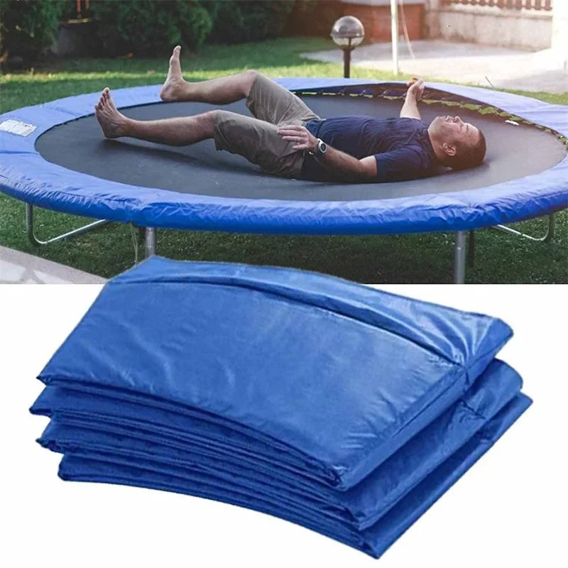 8 Feet Trampoline Protection Mat Trampoline Safety Pad Round Spring Water-Resistant Protective Cover Home Sport Accessories
