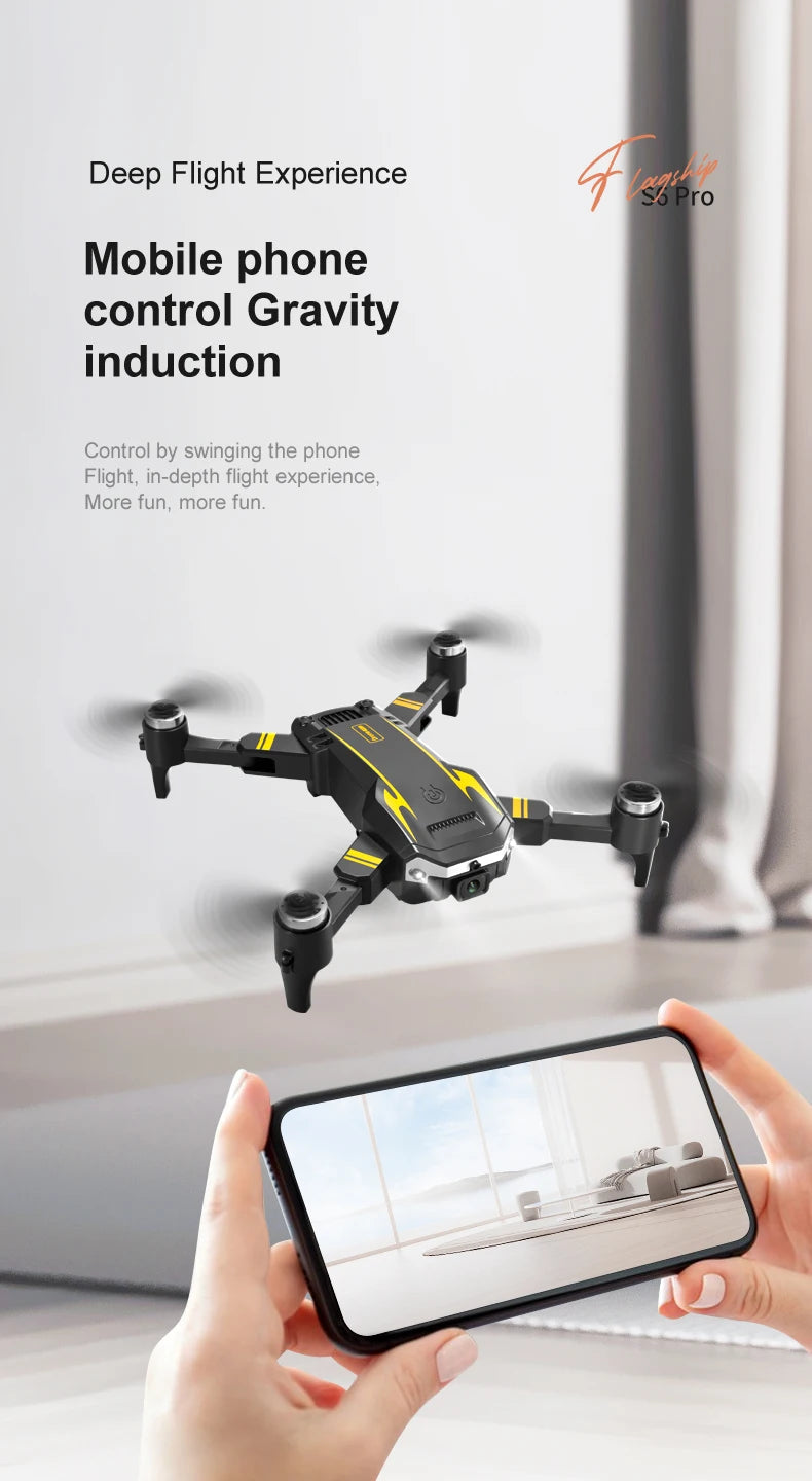 KBDFA G6 Drone Professional 4K HD Camera 8K No GPS Obstacle Avoidance RC Helicopter Brushless WIFI FPV Foldable Quadcopter Toys