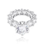 TOPGRILLZ NEW Iced Out Zircon Rings Personalised Fashion Rings For Women Gold Color High Quality AAA+ CZ Jewelry For Gift