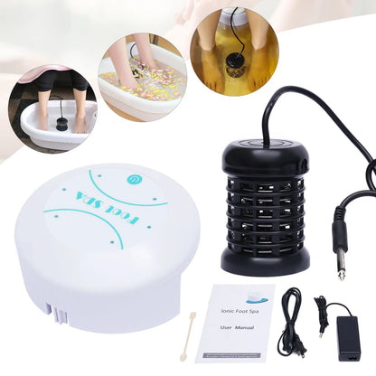 Ionic Detox Foot Bath Spa Machine Portable Salon Ion Aqua Foot Bath Cleanse Hine Beauty Kit