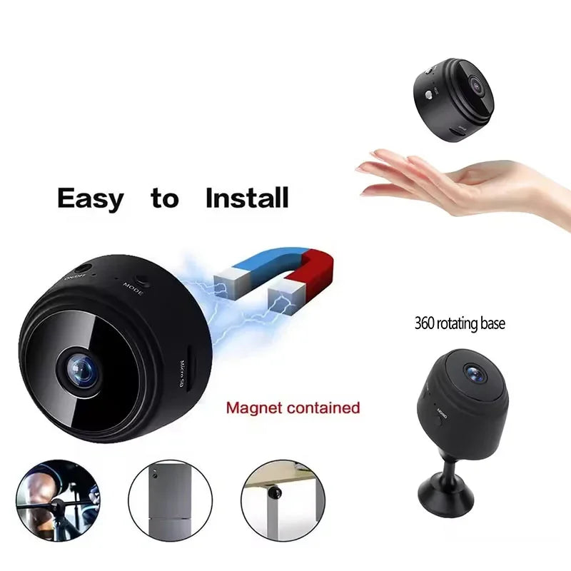 A9 Mini IP Camera 1080p HD Wireless Micro Camcorders Night Version Voice Video Security Surveillance Wifi Cameras Smart Home