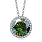 Super Flash 5Carat 11MM D VSS Moissanite Necklace Passed Test Woman S925 Silver Wedding Anniversary Party Birthday Gift