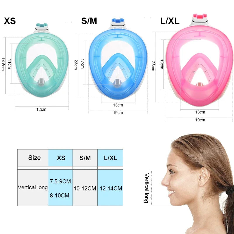 Scuba Anti Fog Full Face Diving Mask