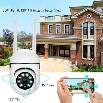 Wall-WiFi Camera 1080P HD Night Vision 2.4G hotspot 360° Rotate Anti-theft Monitor Security Surveillance Smart Camera for Phone