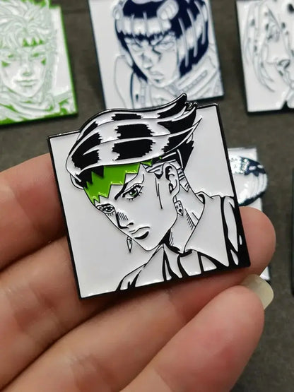 JoJos Bizarre Pins Metal