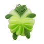 Baby bath flower ball, cute cartoon mermaid for children, soft and non scattering bath ball, bubble net