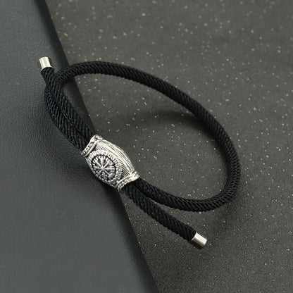 Noter Unique Rope Bracelet Men Handmade Adjustable Viking Braslet Homme Festival Accessories Husband Gift Pulsera Hombre Joias