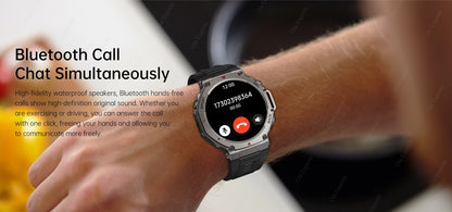 T-Rex 3 GPS Smart Watch 10ATM Waterproof Built-in Dual-band GNSS Compass Military Sport Smartwatch Men 2025 New For Xiaomi Ultra