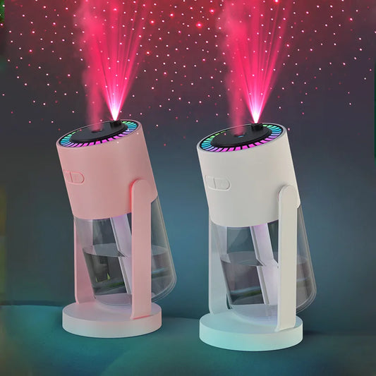 Star Projection Device Humidifier USB Ultrasonic Car Air Humidifier Household Hydrating Nebulizer