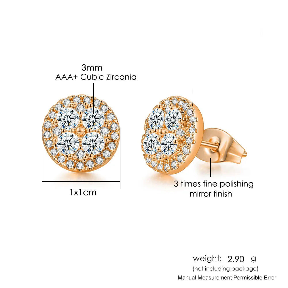 Hip-hop Ice Studded Earring for Men