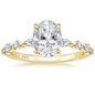 Trumium 925 Sterling Silver Luxury Ring Oval Cut Cubic Zirconia Engagement Rings  Promise Rings for Women Free Engraving